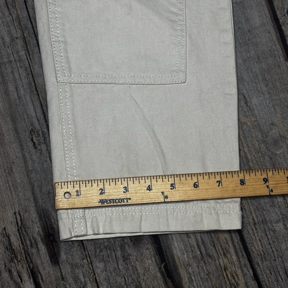 Y2K NO BOUNDARIES Double Knee Utility Beige Pants Mens 34x30 - Picture 6 of 8